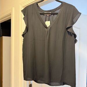 Philosophy Ruffle Sleeve Blouse